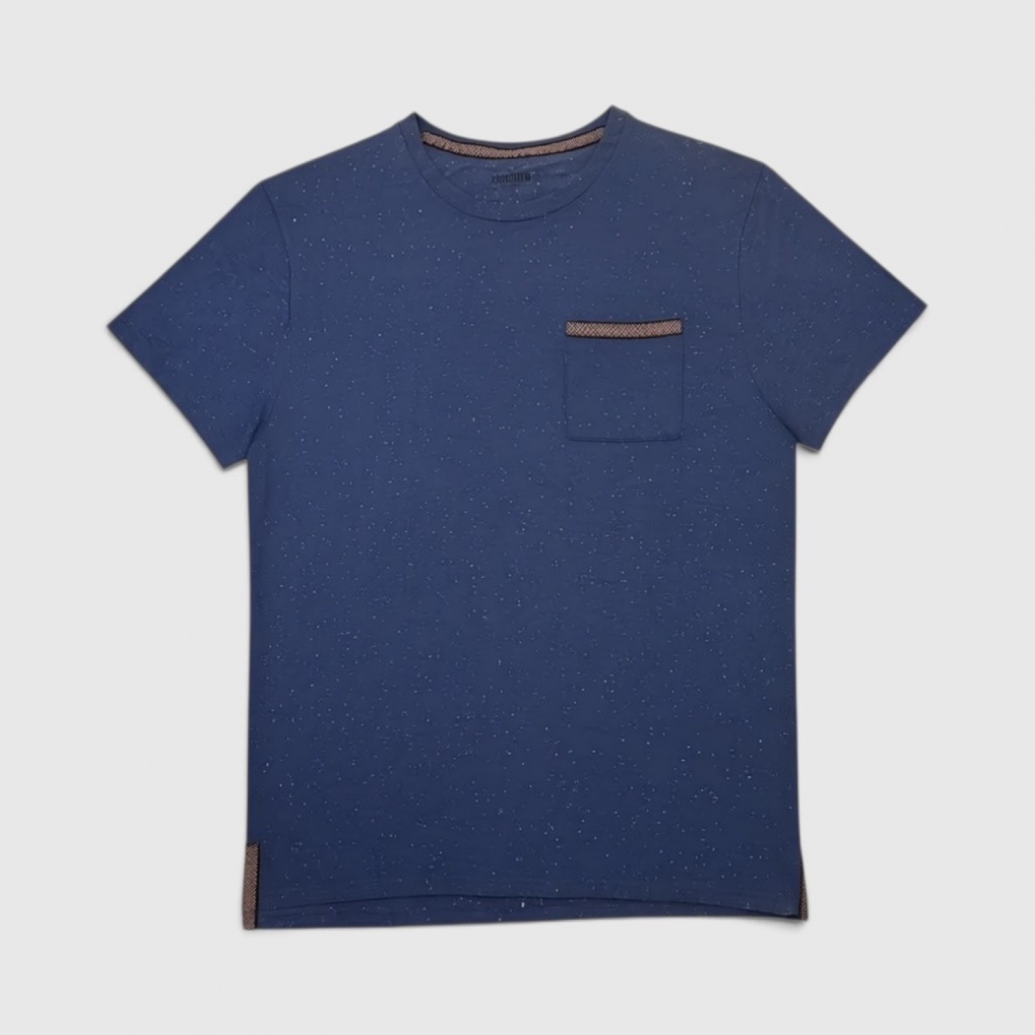 Hollister Blue Speckled T-Shirt με Τσέπη / Pre-Owned